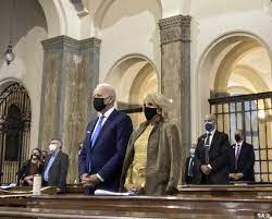 Biden Receives Communion At Mass At St. Patrick’s Church In Rome