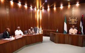 Buhari meets EFCC chairman, Emefiele, Bagudu, Tambuwal