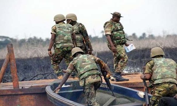Two apprehended, by the navy while travelling through Cameroon with 3,500 litres of gasoline