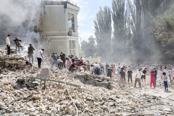 Deadly Missile Barrage Hits Ukraine, Including Children’s Hospital in Kyiv