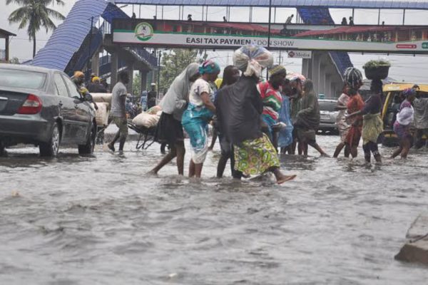 Lagos Hit by Torrential Rain, Disrupting Daily Life and Commutes