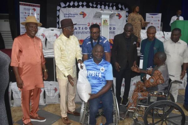 Dangote Foundation’s 10,000 bags of 10kg rice for Bayelsa families